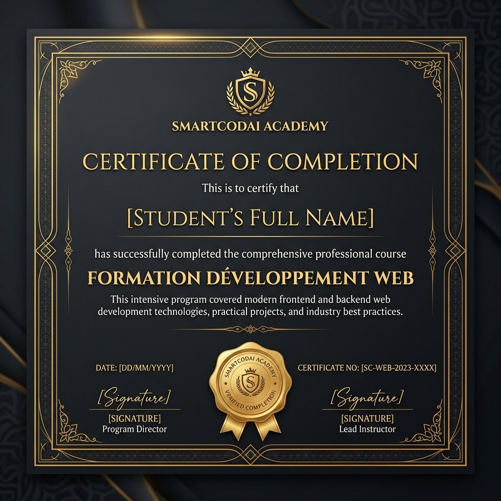 Certificat Smartcodai